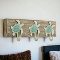 Coastal wall mounted coat rack sale